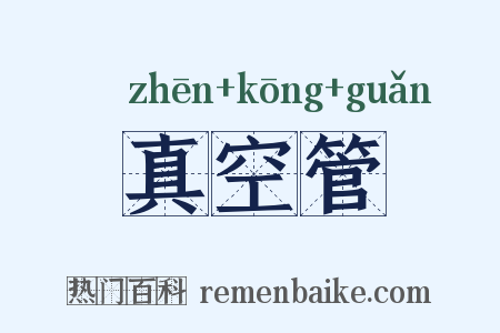 真空管是什么意思的图片